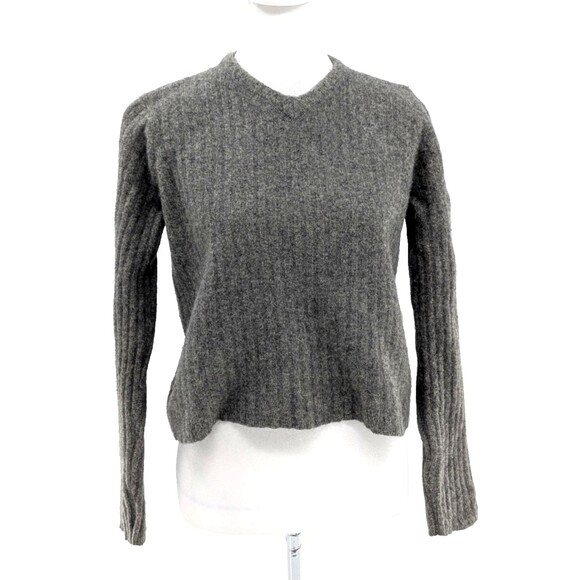 Abercrombie & Fitch Lambswool Vintage 90s Chunky Fisherman Sweater Size Small - Picture 1 of 7